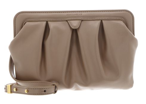 COCCINELLE Diletta Handbag Smooth Calf Leather Soft Toasted