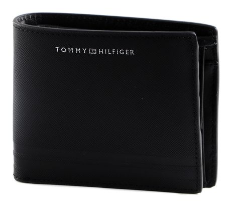 TOMMY HILFIGER TH Business Leather CC and Coin Wallet Black