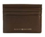 TOMMY HILFIGER Premium Leather CC Holder Dark Chestnut TOMMY HILFIGER Premium Leather CC Holder Dark Chestnut