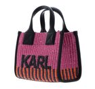 KARL LAGERFELD K / Skuare Raffia Tote S Pink Multi KARL LAGERFELD K / Skuare Raffia Tote S Pink Multi