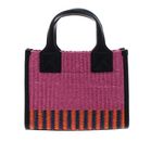 KARL LAGERFELD K / Skuare Raffia Tote S Pink Multi KARL LAGERFELD K / Skuare Raffia Tote S Pink Multi
