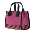 KARL LAGERFELD K / Skuare Raffia Tote S Pink Multi KARL LAGERFELD K / Skuare Raffia Tote S Pink Multi