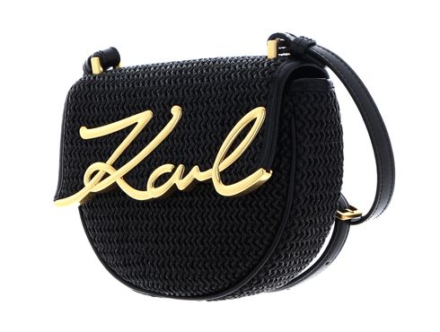 KARL LAGERFELD K / Signature SP Saddle Bag S Black