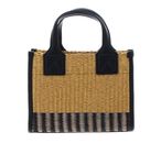 KARL LAGERFELD K / Skuare Raffia Tote S Natural / Black