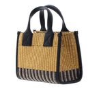 KARL LAGERFELD K / Skuare Raffia Tote S Natural / Black