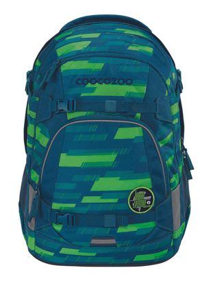 coocazoo Mate School Backpack Lime Stripes