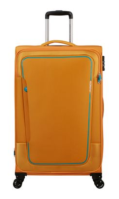 American Tourister Pulsonic Spinner 80 / 30 EXP TSA Trolley Sunset Yellow