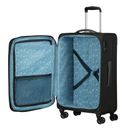 American Tourister Pulsonic Spinner 67 / 24 EXP TSA Trolley Asphalt Black