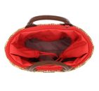 MANDARINA DUCK Seashell Straw Bag Coral MANDARINA DUCK Seashell Straw Bag Coral