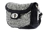 CATERINA LUCCHI Hakea Shoulder Strap Bag S Argento + T / Nero