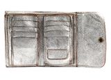 CATERINA LUCCHI Peperomia Wallet + Pocket Argento + T / Cognac CATERINA LUCCHI Peperomia Wallet + Pocket Argento + T / Cognac