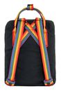 Fjällräven Kånken Mini Black - Rainbow Pattern