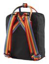 Fjällräven Kånken Mini Black - Rainbow Pattern