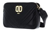 DKNY Delphine Double Zip Crossbody Black / Gold