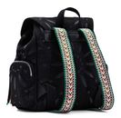 Desigual Summer Dandelion Hamburg Backpack M Black Desigual Summer Dandelion Hamburg Backpack M Black