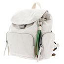 Desigual Summer Dandelion Hamburg Backpack M White