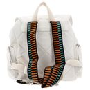 Desigual Summer Dandelion Hamburg Backpack M White