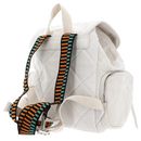 Desigual Summer Dandelion Hamburg Backpack M White