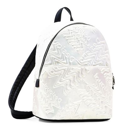 Desigual leisure backpack Metalover Mombasa Mini Backpack White 
