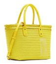 Desigual Basket Braided Zaire Shopping Bag Jaune