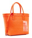 Desigual Basket Braided Zaire Shopping Bag Orange Desigual Basket Braided Zaire Shopping Bag Orange