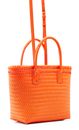 Desigual Basket Braided Zaire Shopping Bag Orange Desigual Basket Braided Zaire Shopping Bag Orange