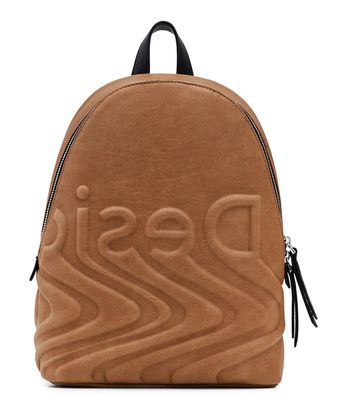 Desigual Psico Logo Mombasa Backpack Mini Brown