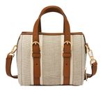 FOSSIL Carlie Mini Satchel Natural Brown