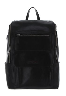 THE BRIDGE Backpack Zip Nero Abb. Rutenio Scuro