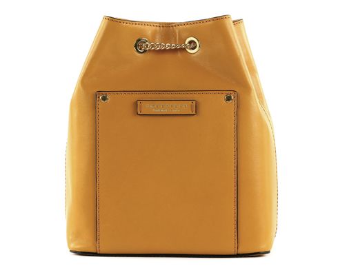 THE BRIDGE Cecilia Backpack Zip Giallo Mais Oro