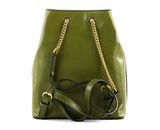 THE BRIDGE Cecilia Backpack Zip Verde Fico Oro