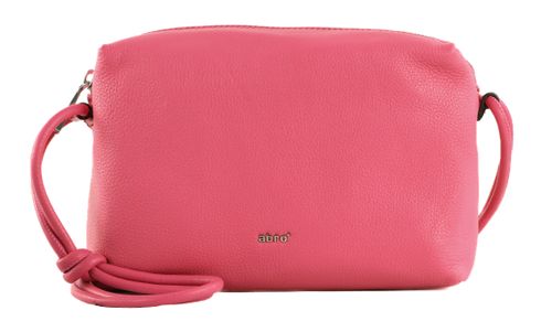 abro Leather Dalia Crossbody Bag Knotted Big Pink