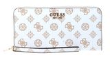 GUESS Laurel Zip Around Wallet L White Logo GUESS Laurel Zip Around Wallet L White Logo