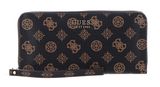 GUESS Laurel Zip Around Wallet L Mocha Logo GUESS Laurel Zip Around Wallet L Mocha Logo
