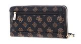 GUESS Laurel Zip Around Wallet L Mocha Logo GUESS Laurel Zip Around Wallet L Mocha Logo