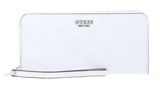GUESS Galeria SLG Large Zip Around Wallet White GUESS Galeria SLG Large Zip Around Wallet White