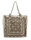 CATERINA LUCCHI Peperomia Shopping Bag Platino + T / Cognac CATERINA LUCCHI Peperomia Shopping Bag Platino + T / Cognac