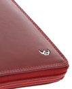 Golden Head Polo RFID Protect Zipped Billfold Coin Wallet Red