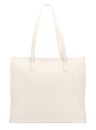 VALENTINO Wave Shopping Bag Cream White