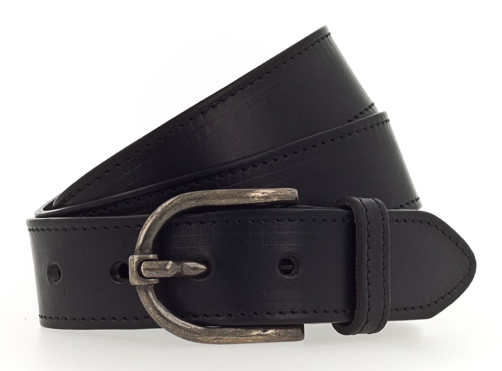 Mustang Gürtel Leather Belt W95 Black Modeherz 2268