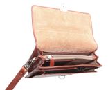 Esquire Toscana Wristlet Bag Brown