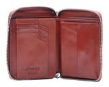 Esquire Toscana Zip Wallet Brown