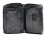 Esquire Toscana Zip Wallet Black