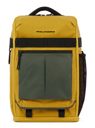 PIQUADRO Arne Bike - Laptop Backpack With LED Light Giallo