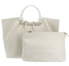 VALENTINO River Re Shopping Bag Cream White