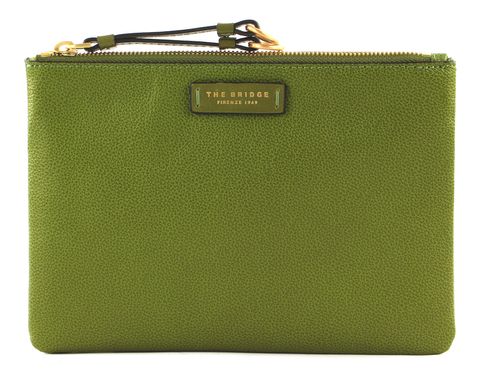 THE BRIDGE Lucrezia WOW Pouch Verde Fico abb. Oro