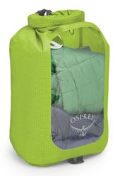 OSPREY｜ (DrySack 12L w/Window Limon Green) Osprey Ultralight Windowed Dry Sack 12L | Osprey Europe