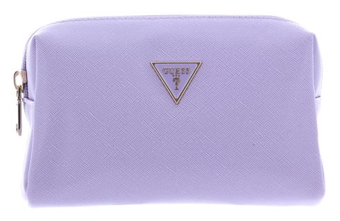 GUESS Top Zip Beauty Bag Lavender