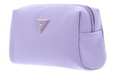 GUESS Top Zip Beauty Bag Lavender GUESS Top Zip Beauty Bag Lavender