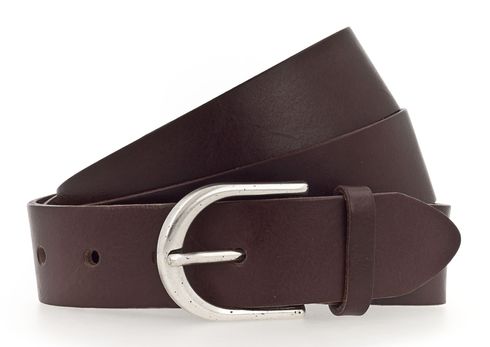 Vanzetti Classics 35mm Full Leather Belt W100 Dark Brown